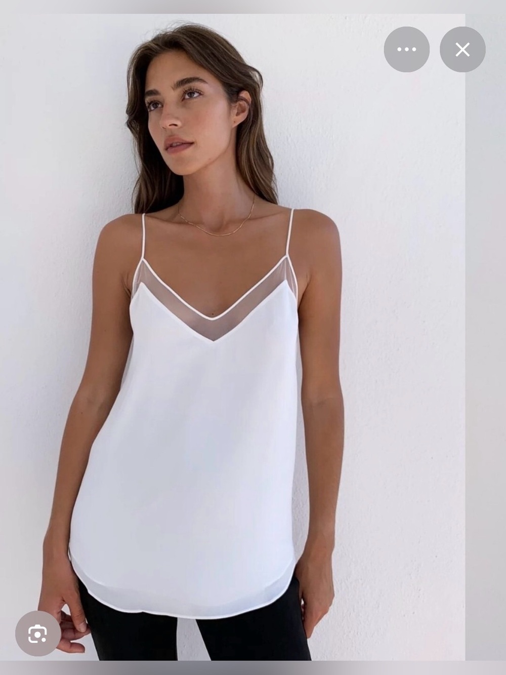 Aritzia Galen Camisole - S - White - Like New